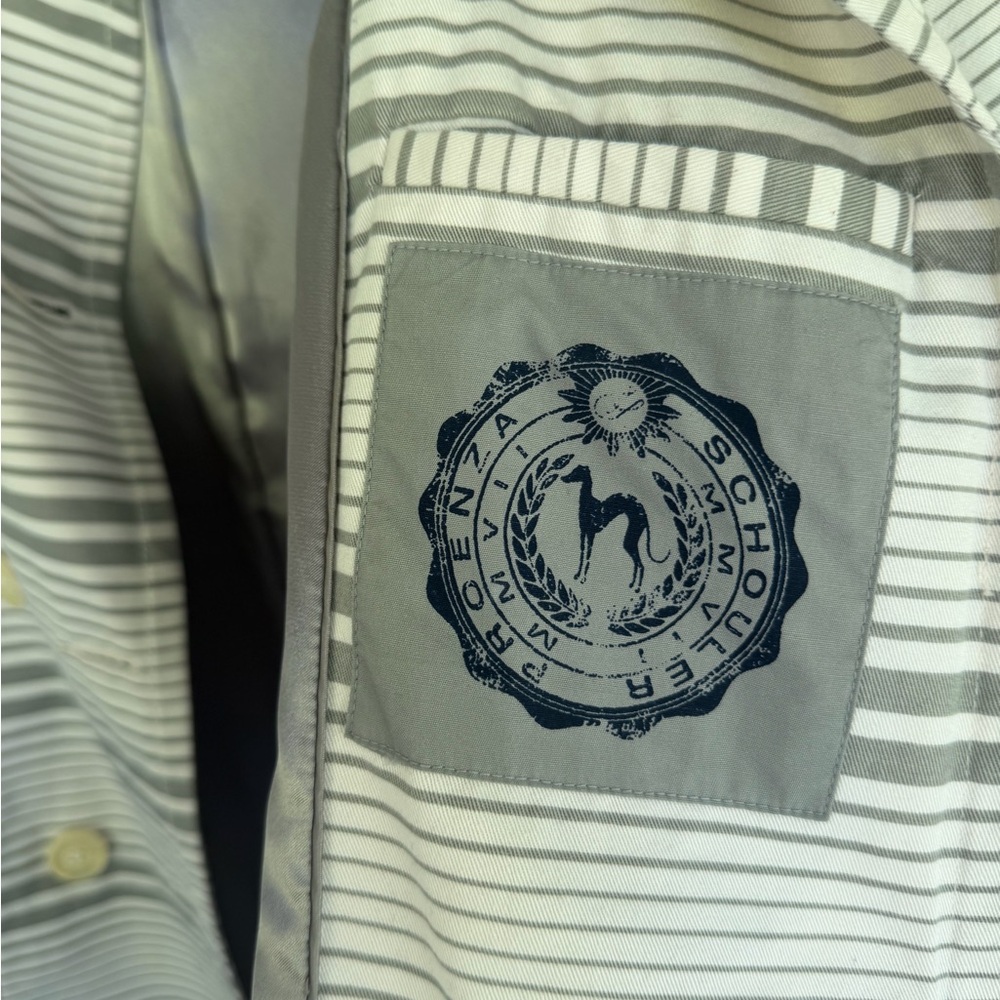Proenza Schouler Striped Lined Jacket in White and Gray Size M. NWOT COTTON - Picture 8 of 12